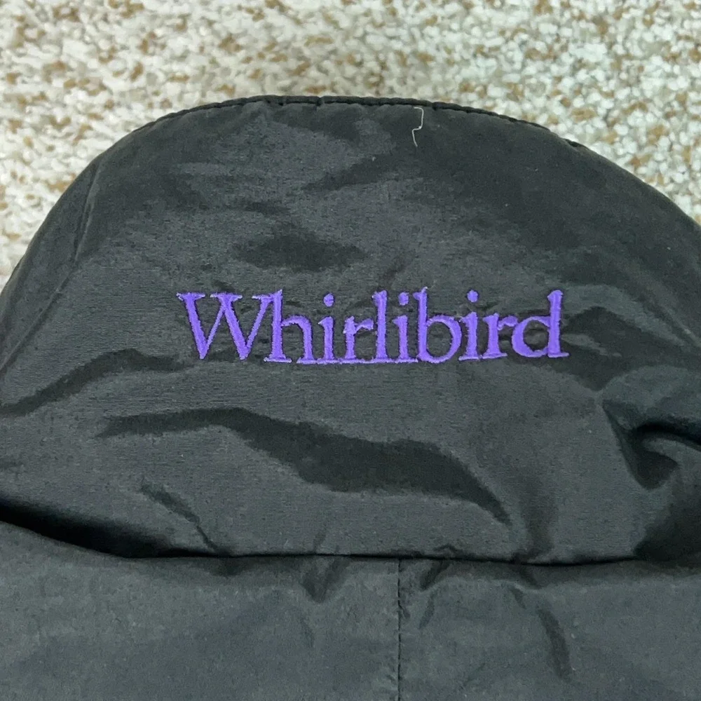 Vintage Columbia Jacket Mens XL Black Whirlibird Windbreaker Ski Outdoor 90s